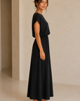 Anika Black Midi Dress