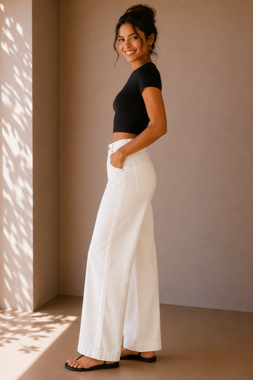 Clean Ivory Laydown Chino
