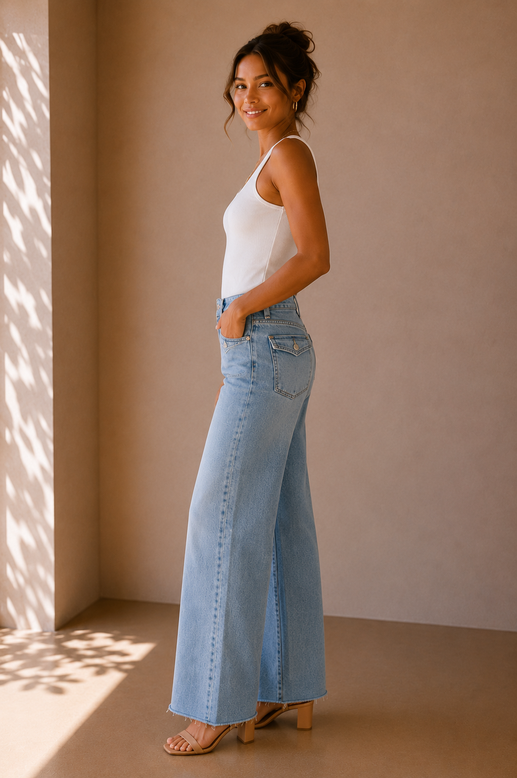 Canoga 31" Anessa W/ Raw Hem