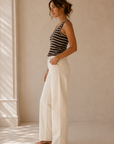 Coffee Off White Edlin Tank