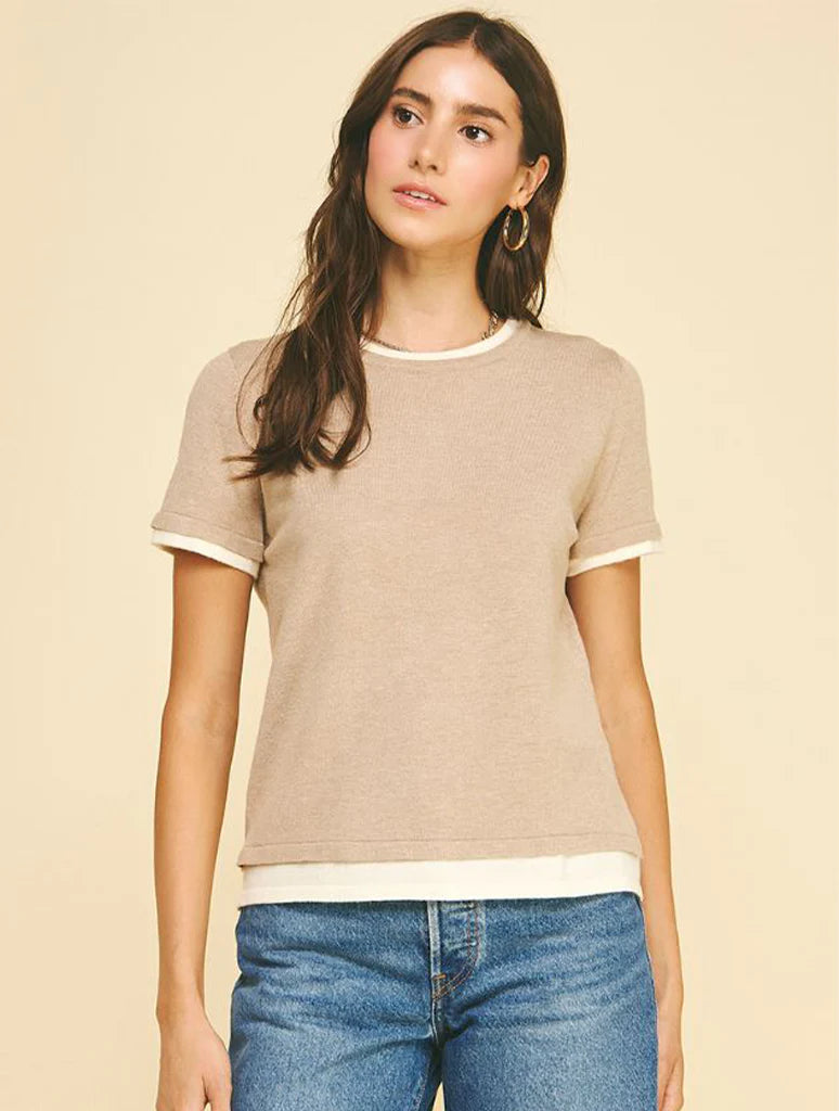 Taupe Gia Top