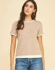 Taupe Gia Top