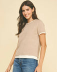 Taupe Gia Top
