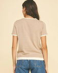 Taupe Gia Top