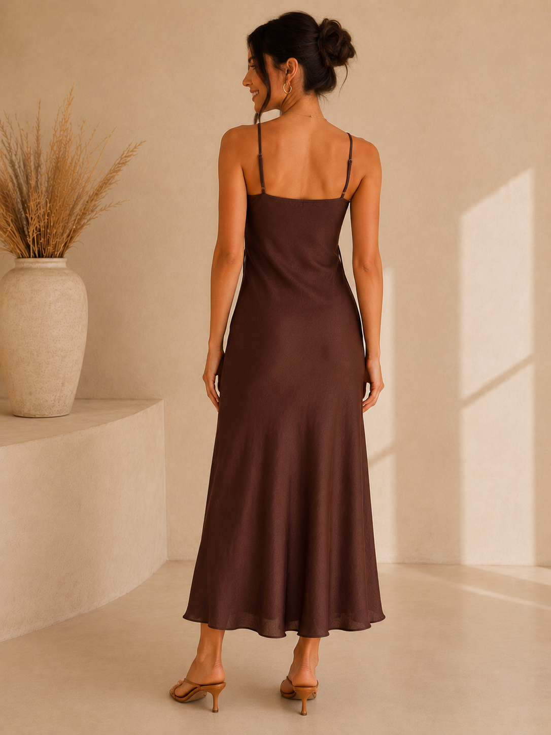 Brown Priscilla Dress