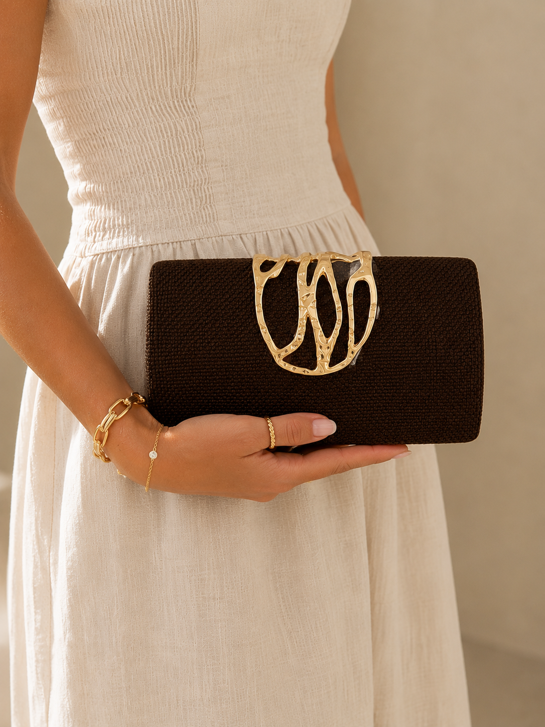 Chocolate Verona Clutch