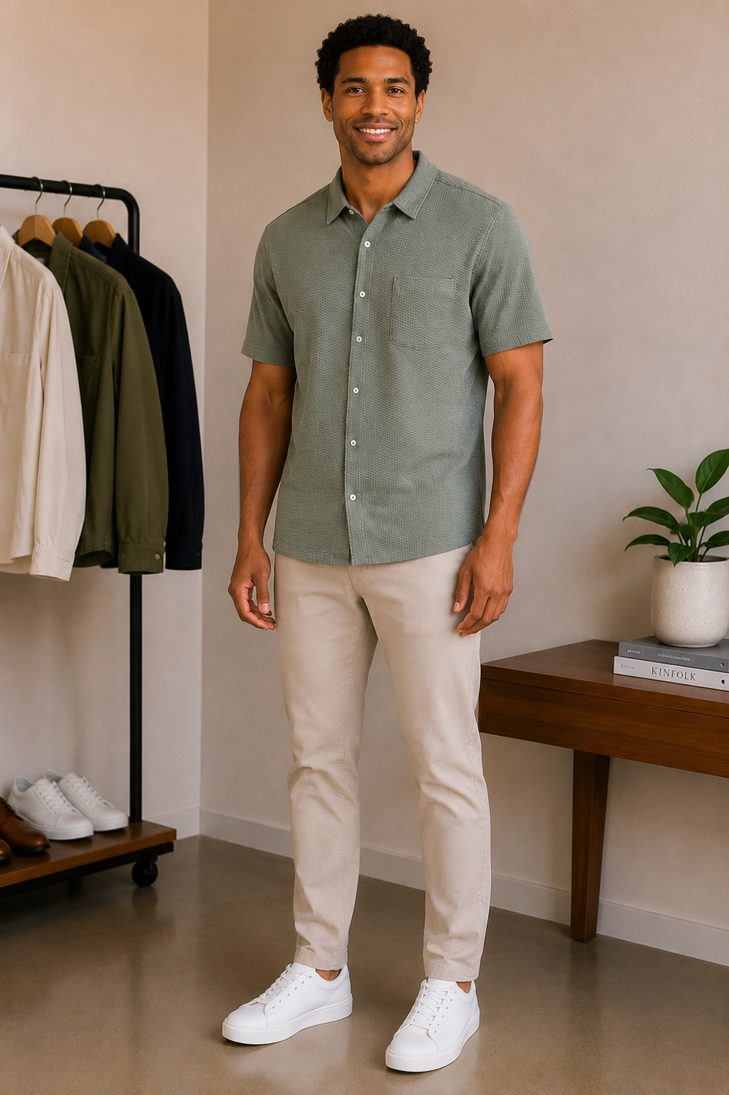 Stone Blue Bennet Short Sleeve Shirt