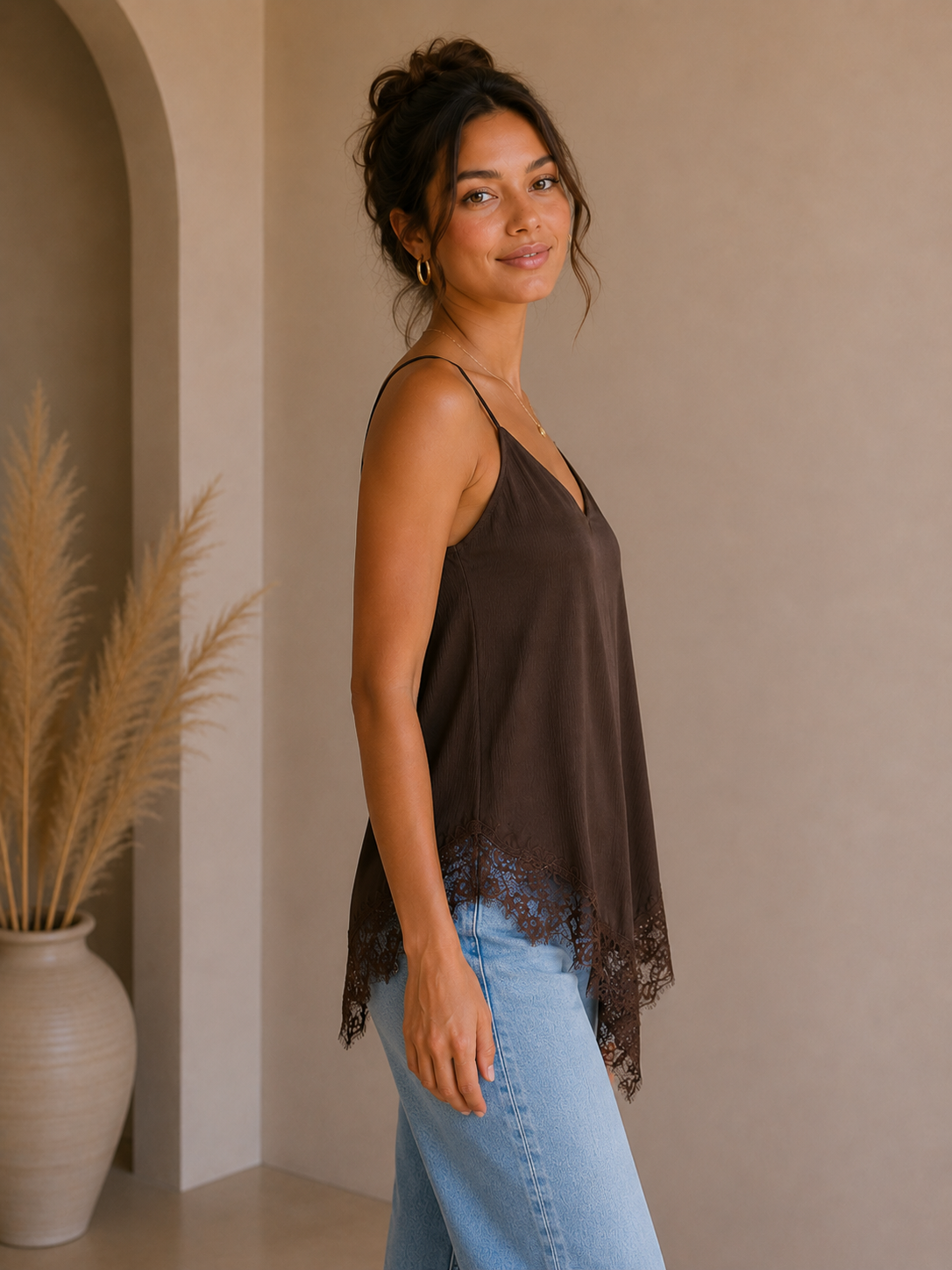Brown Kaylee Top
