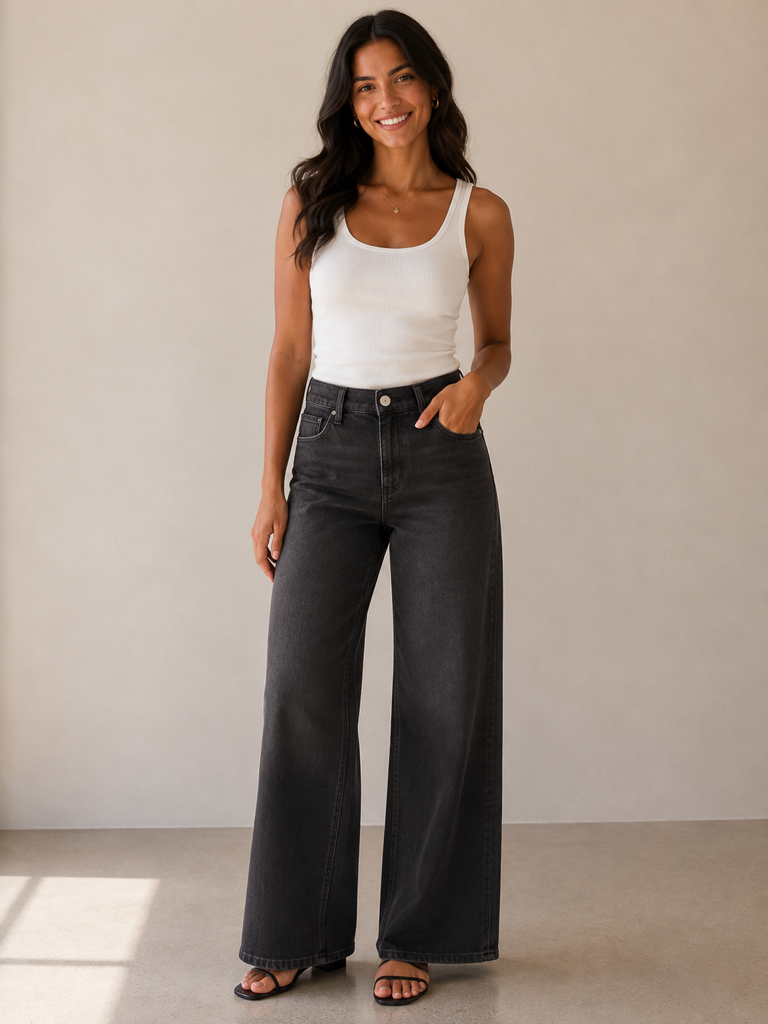 Definitely Meg High Rise Wide Leg