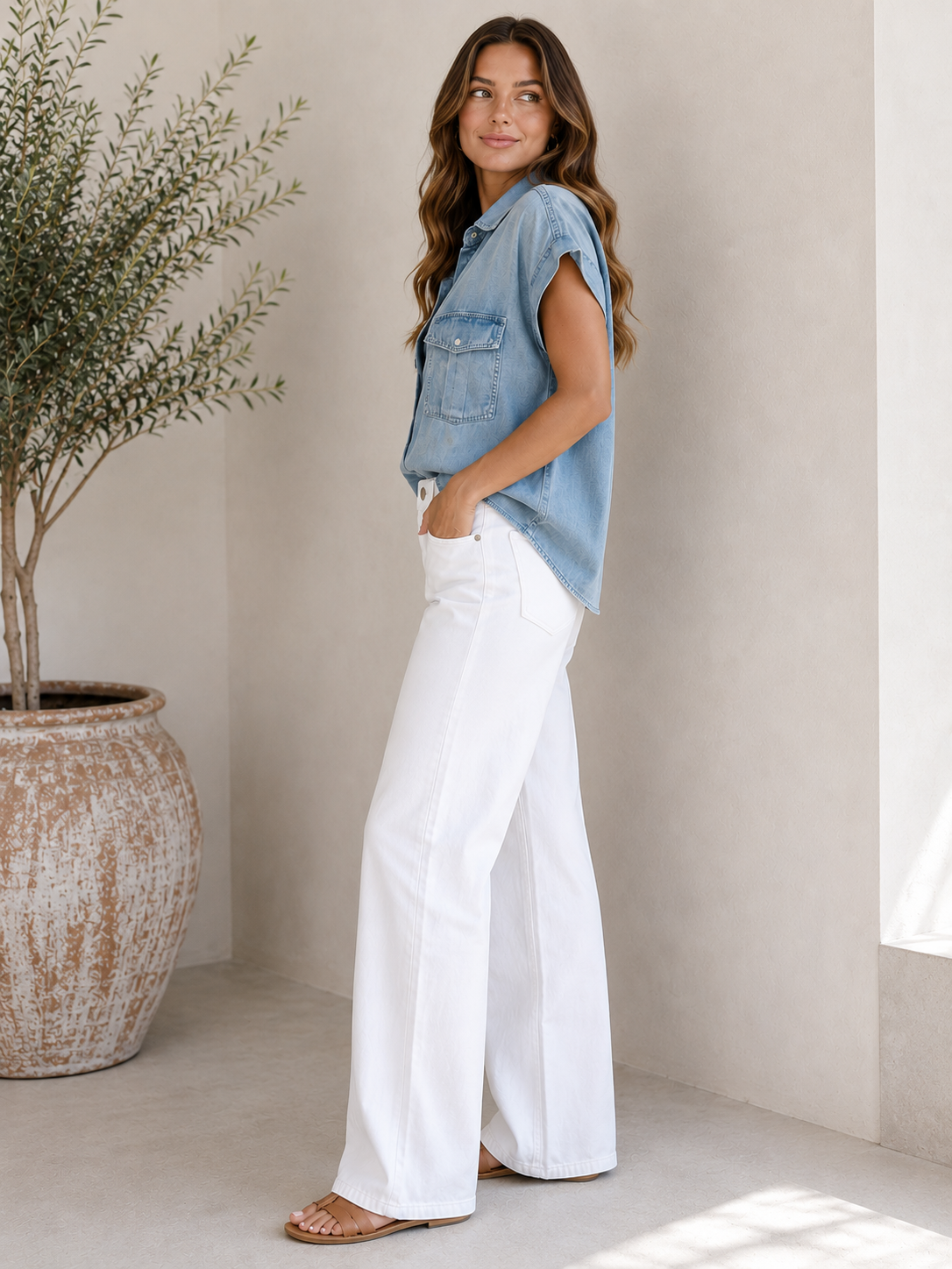Tracy Wash Moore Top