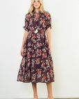 Burgundy Jessa Dress