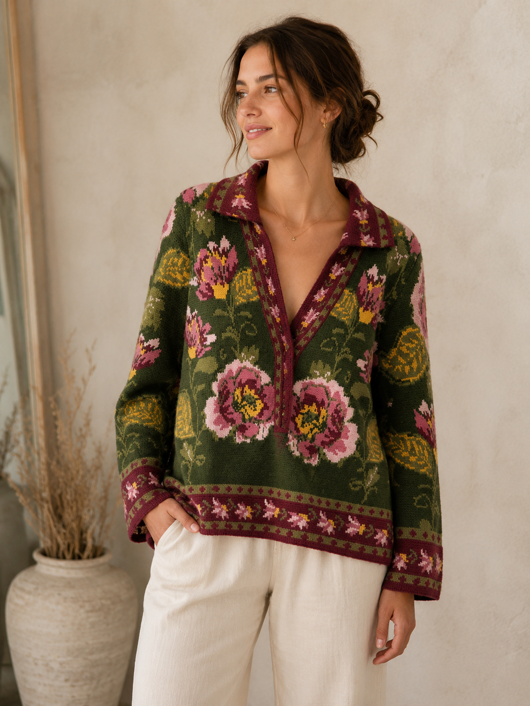 Sophie Floral Button Cardigan