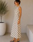 Natural & Black Janine Dress