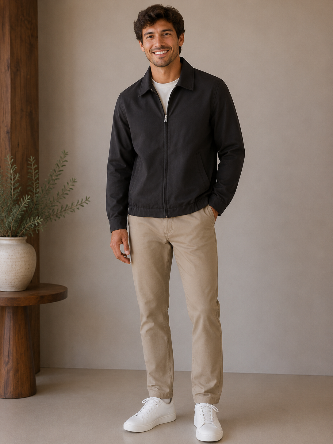 Black Baron Full Zip Jacket