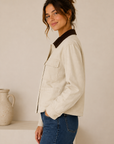 Ivory & Brown Helena Jacket - 26730