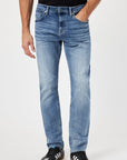 Matt Blue Brushed Organic Vintage Jeans