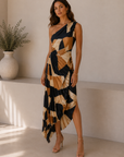 Midnight Taupe Solana Dress