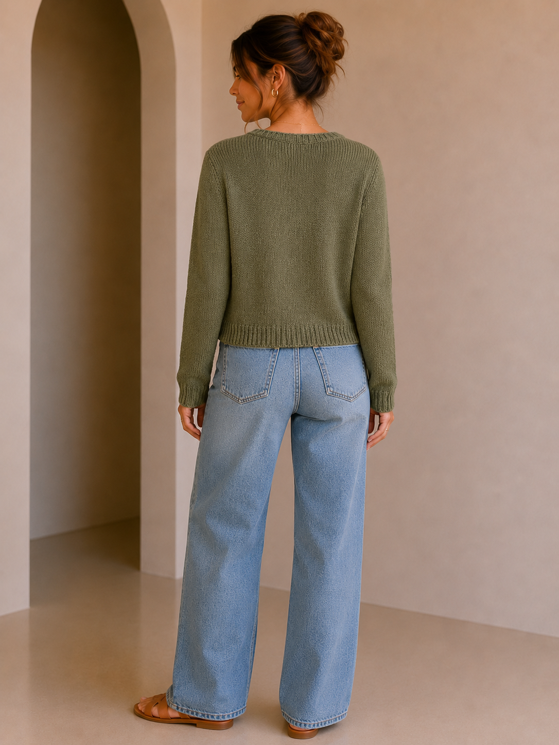 Green Alexis Sweater