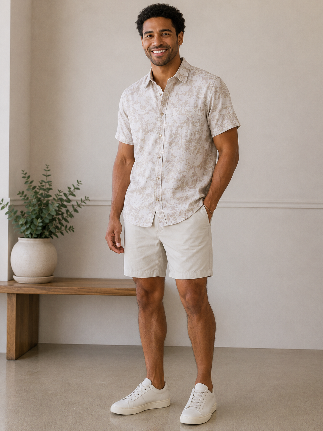Sand Silas Short Sleeve Shirt