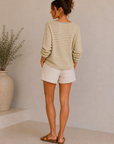 Butter Yellow Drew Cardigan
