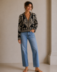 Black Florence Blouse