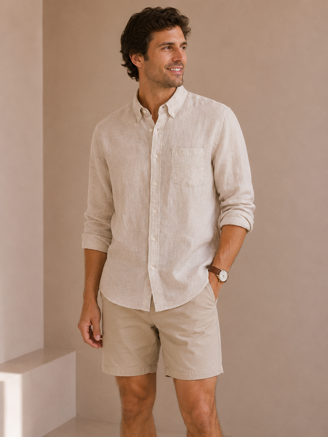Summer Sand Everyday Linen Shirt
