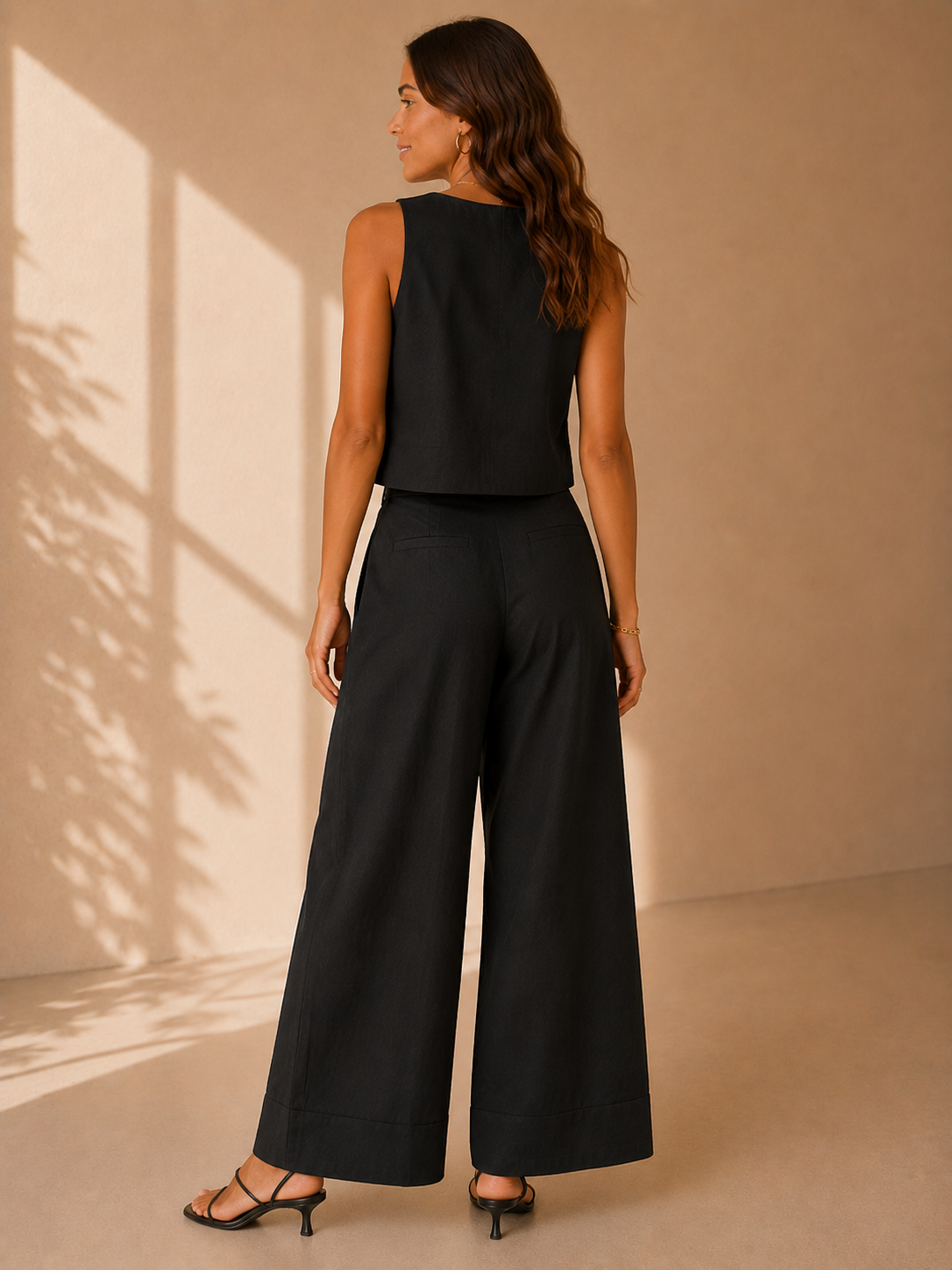 Black The Desired Summer Crop Shell