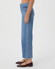 Sunnie Distressed Anessa Set In Pocket Raw Hem Denim