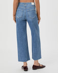 Sunnie Distressed Anessa Set In Pocket Raw Hem Denim