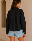 Black Emerson Shirt Jacket