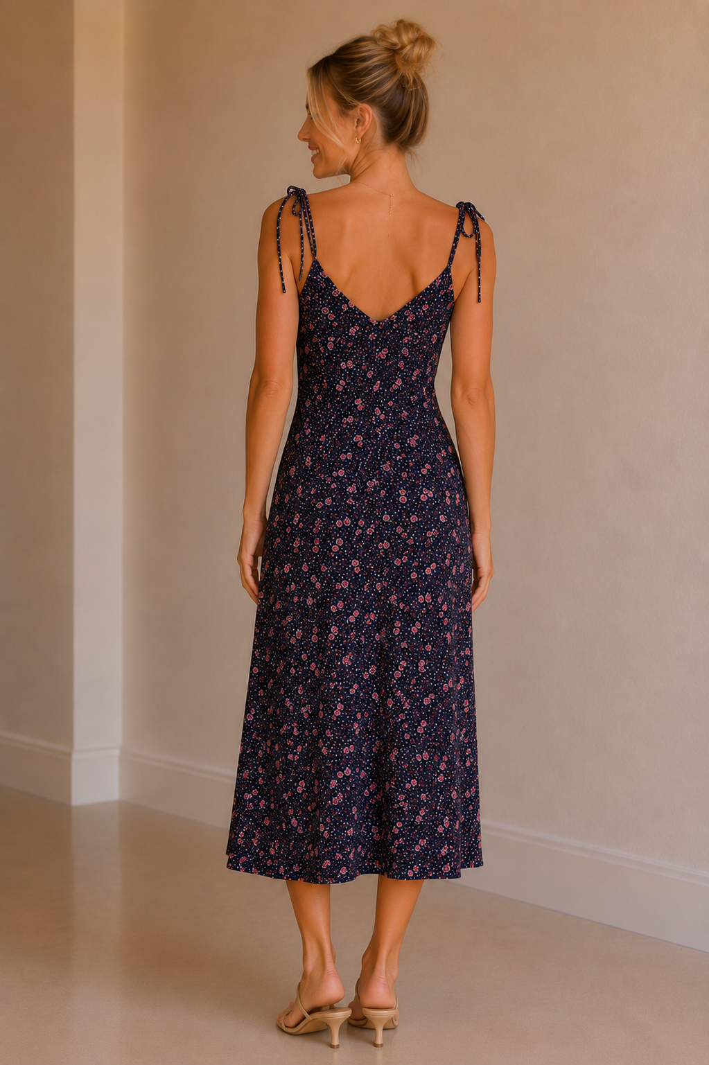Navy Beatrice Dress