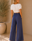 Navy Violeta Pants