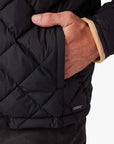 Black Solid Belmont Quilted Jacket