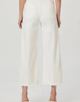 Tonal Ecru Anessa Welt Utility Pocket Raw Hem Denim
