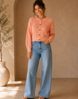 Peach Puff Vienna Cardigan