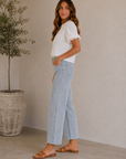 Navy & Ivory Kelsey High Rise Fab