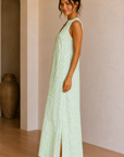 Jade Painted Stripe Laurita Maxi Dress