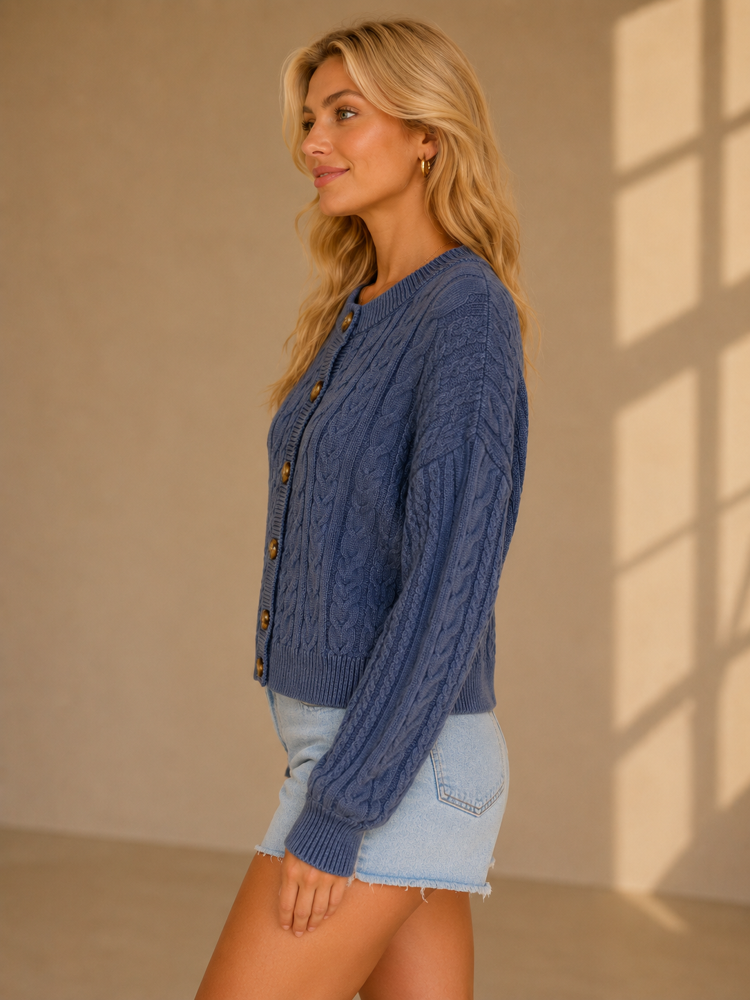 Bleu Jean Janet Cardigan