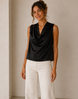 Black Cara Sleeveless Top