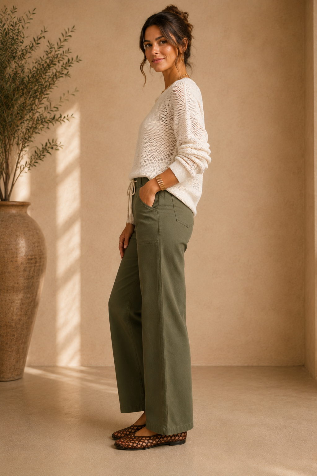 Vintage Ari Forester Green Pant