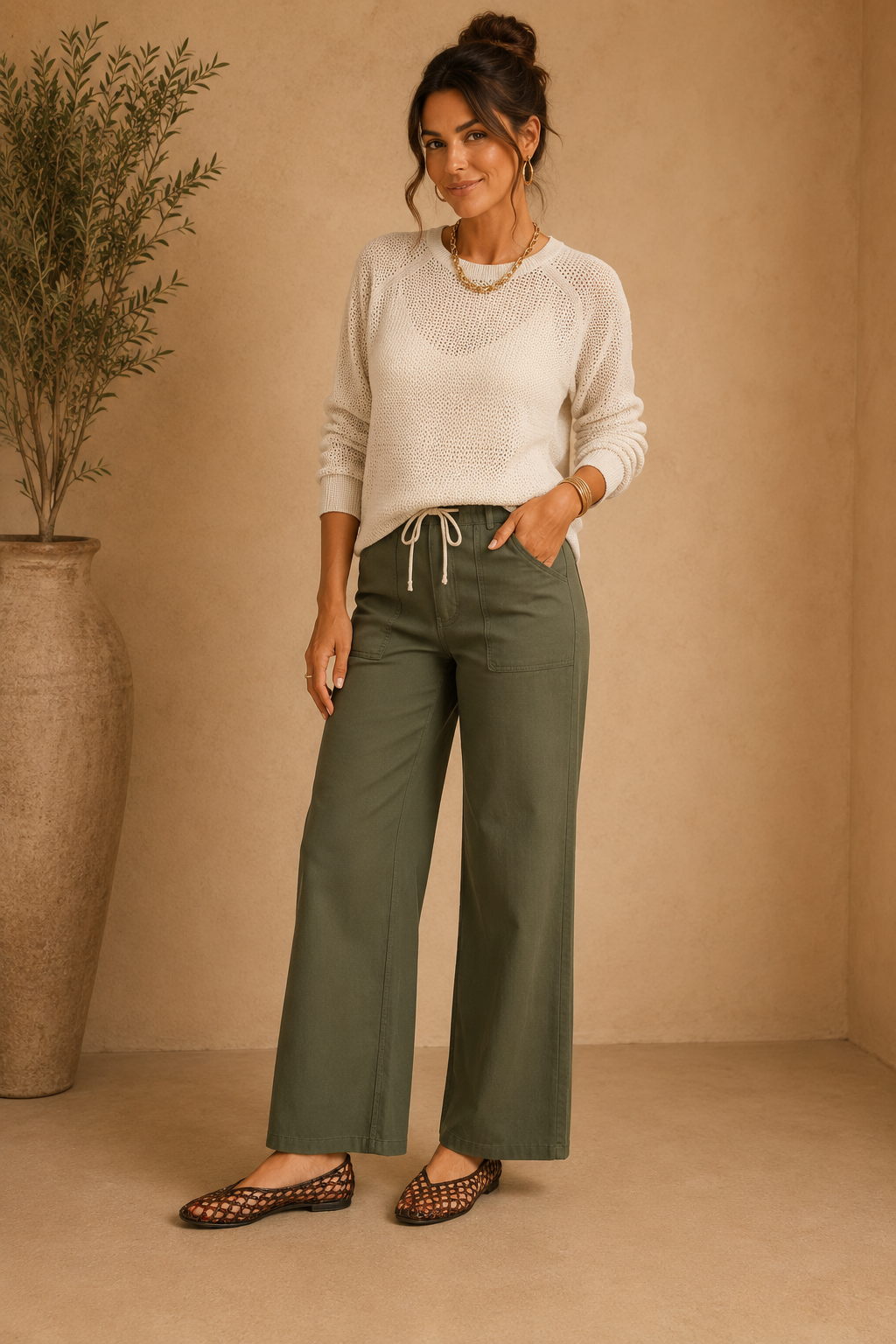Vintage Ari Forester Green Pant