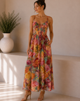 Parisian Floral Eliana Maxi Dress