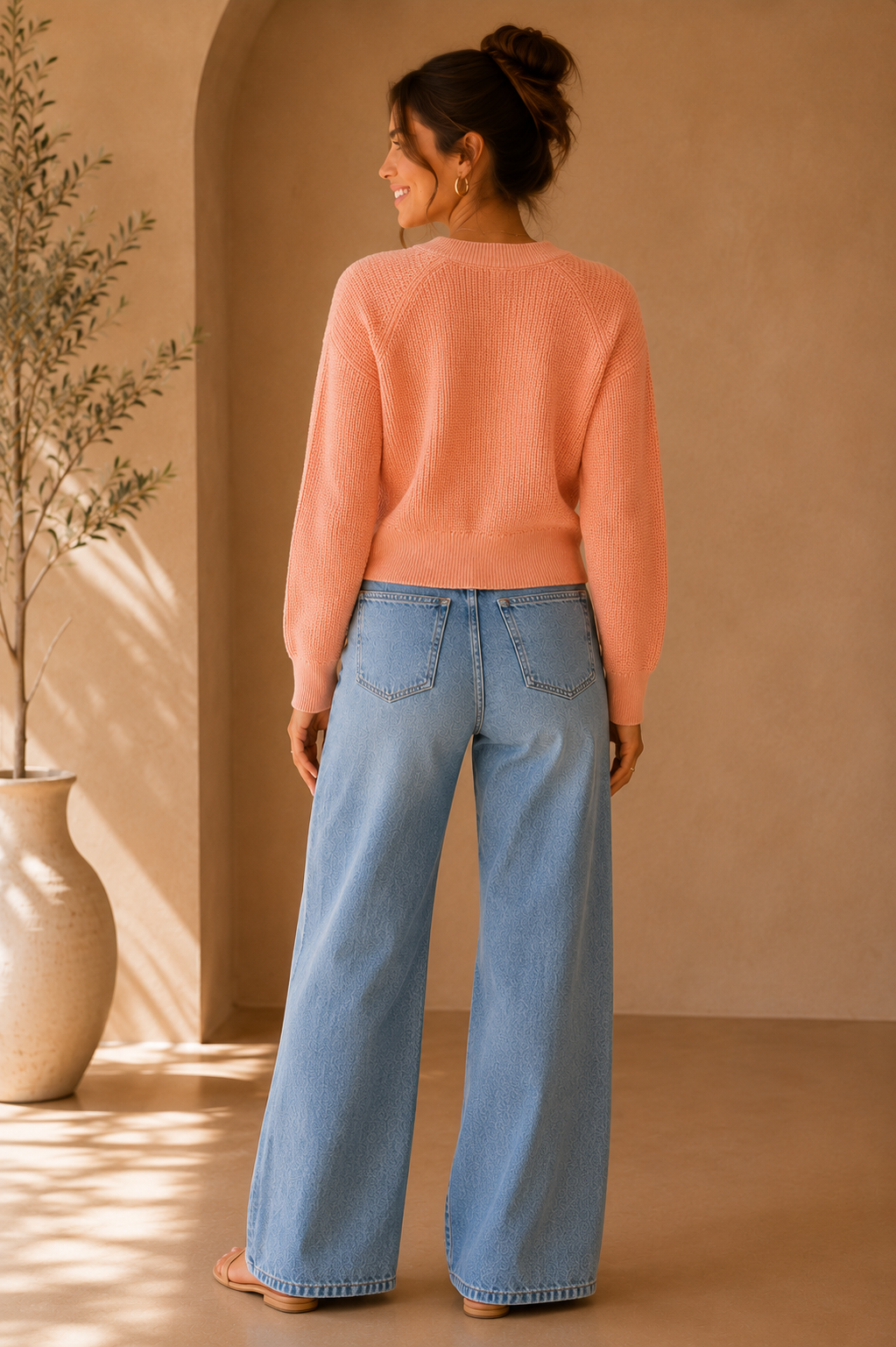 Peach Puff Vienna Cardigan
