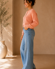 Peach Puff Vienna Cardigan