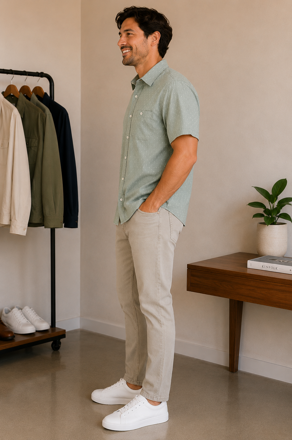 Seafoam Renzo Short Sleeve Shirt