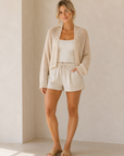 Beige Presley Cardigan