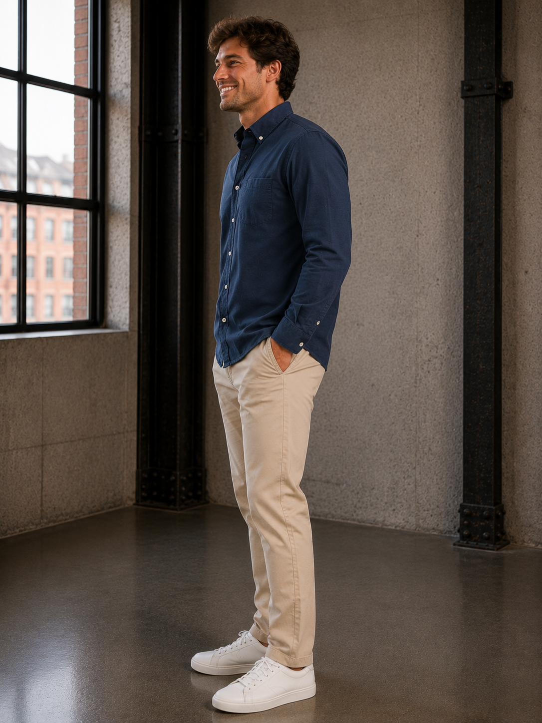 Navy Better Than Linen Shirt