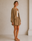 Ash Mocha Skirt