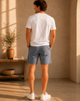 Mid Grey Saturday Beach Short 6"