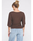 Brown Lauren Top